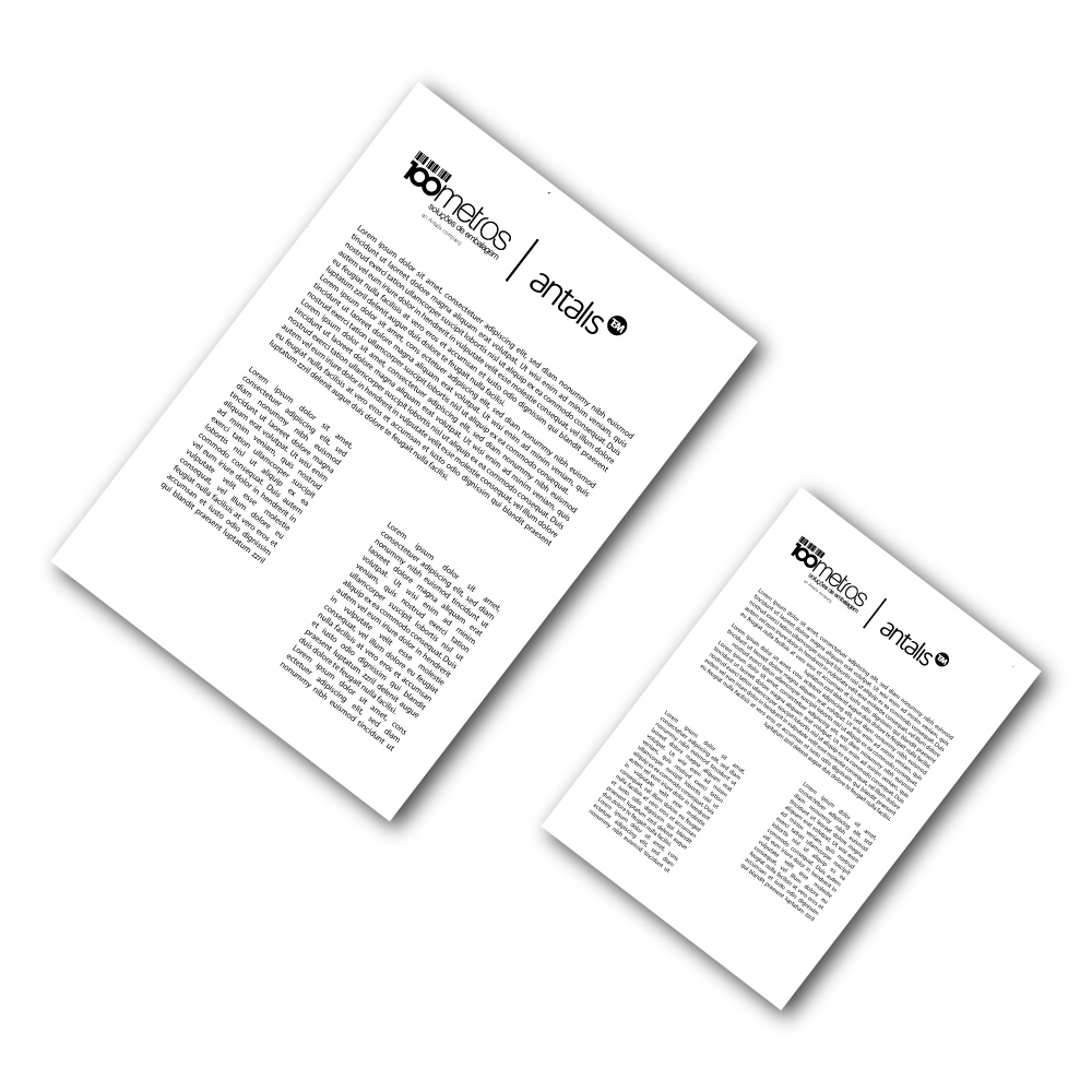 Flyers Personalizados a Preto e Branco