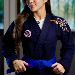 Kimono KTSU Sakura Feminino – Azul Marinho – Edição limitada