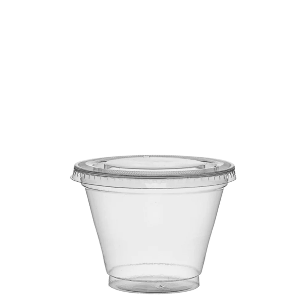 Taça (Copo) em rPET com Tampa Rasa sem Furo - Image 2