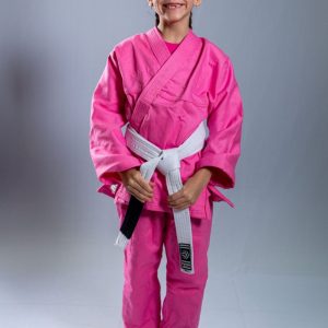 Kimono Reforçado Ktsu Infantil – Rosa – Judô  e Jiu Jitsu