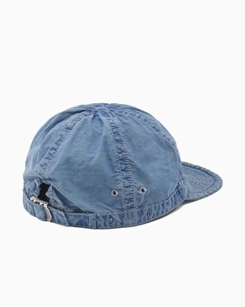 Boné CP Company 50 Fili Indigo Bleached Unisexo - Image 3