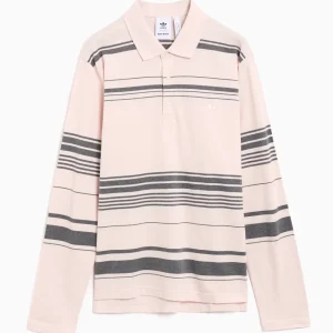 Polo às riscas adidas Originals x Wales Bonner para homem