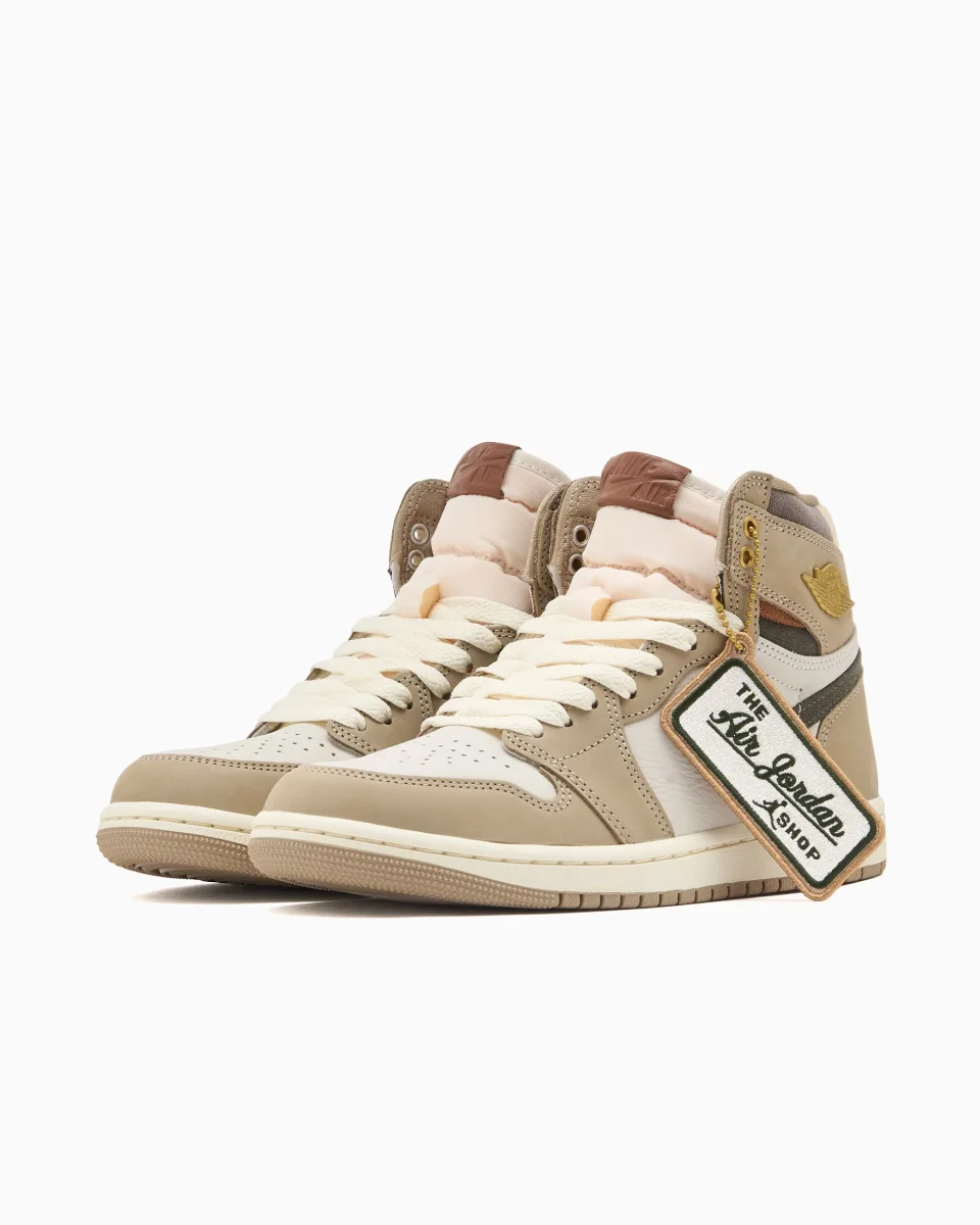 Air Jordan Women's 1 Retro HI OG "Khaki" - Image 6