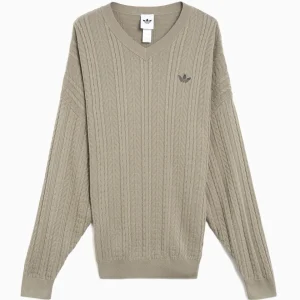 Camisola Relaxed adidas Originals Cable Knit para homem