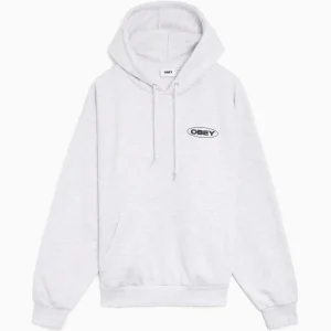Hoodie com gráfico Relaxed OBEY Clothing Oval Cities para homem