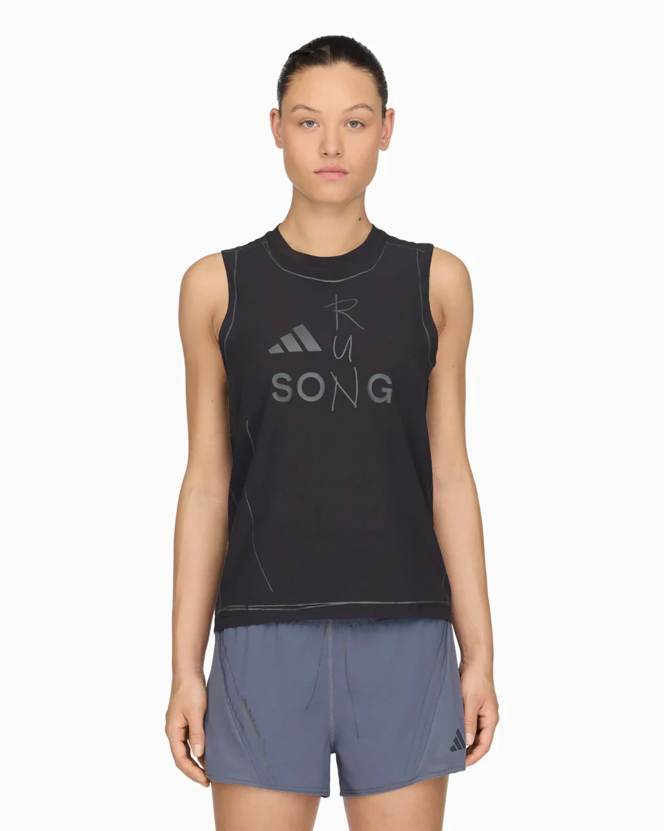 Tank Top com gráfico adidas Performance x Song For The Mute Running adi365 para mulher - Image 3