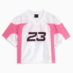 Jersey T-Shirt com logótipo Crop Jordan Flight para mulher